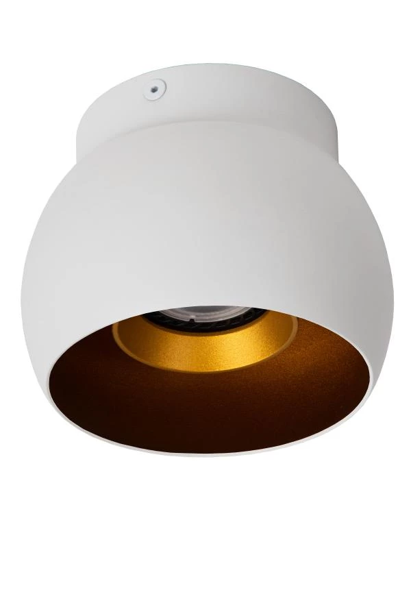 Lucide TORBEN - Spot plafond - Ø 12,5 cm - 1xGU10 - Blanc - éteint